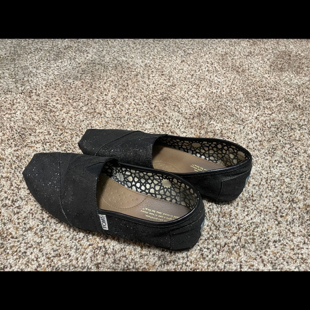 Sparkle black TOMS